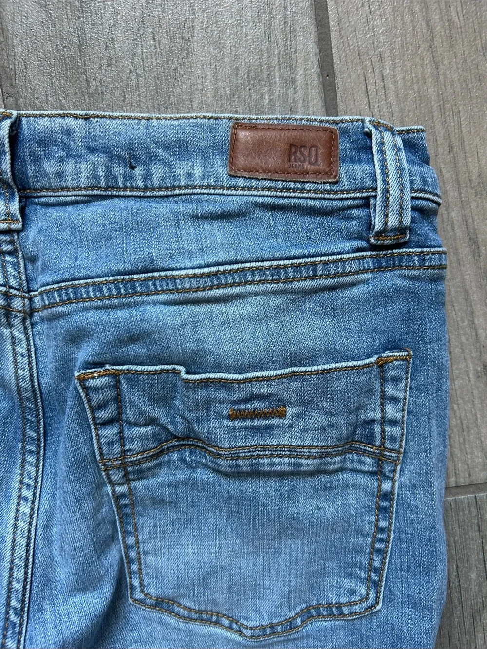 RSQ Men's Light Blue Slim Jeans
